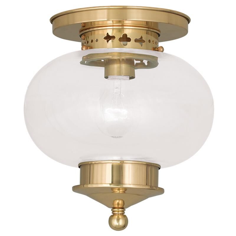 Harbor 10 Inch 1 Light Semi Flush Mount by Livex Lighting